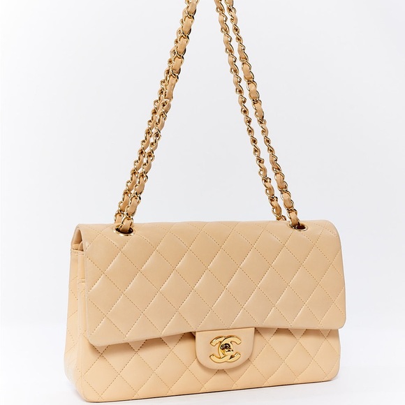 CHANEL  Lamb Quilted Medium Double Flap - Picture 2 of 9